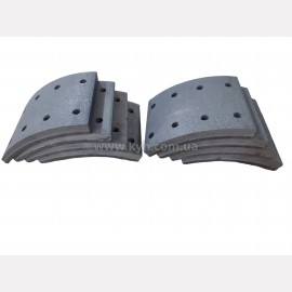 Накладки гальмівні / DAF/ к-т 8ШТ (19010/19011) R2