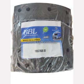 Накладки гальмівні / Crane Fruehavf , SMB , Trailor/ к-т 8ШТ (19557/ 606) STD