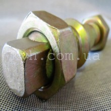 Шпилька колеса Богдан заднего левая в сборе с футоркой 