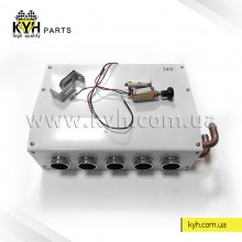 Пічка салону Богдан,Еталон у зборі 24В /5 виходів/